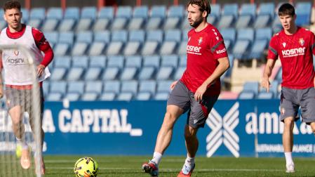 Moncayola, en la sesión de este miércoles