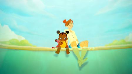 Una imagen de Cafuné, corto de animación ganador del Goya, de los estudios navarros Dr. platypus & Ms. wombat