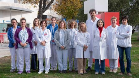 Equipos de atención a la diabetes de adultos y de pediatría del HUN
