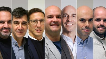 Íñigo Alli, Alejandro Valls, Richard Ochagavía, Juan Martínez, Jordi Mateu, Víctor Eransus y Óscar Montero