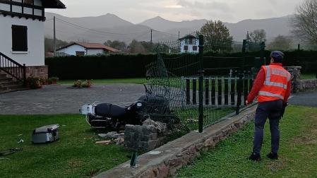 Estado en el que ha quedado la moto