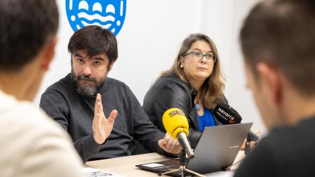 Eneko Larrarte y Olga Risueño.