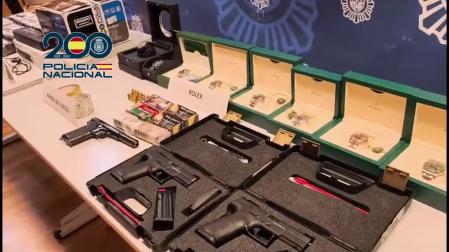 Arnas intervenidas en la operación policial