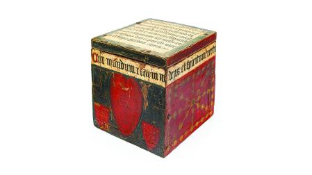Carlos III encargó en 1406 al pintor Jaymet la confección de una caja que acogiese el corazón de su padre