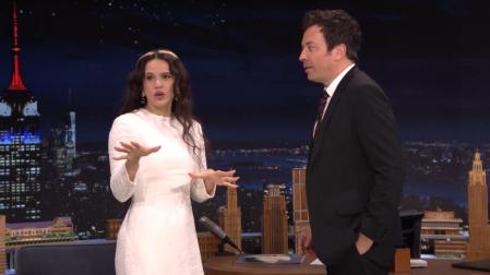 Rosalía y Jimmy Fallon