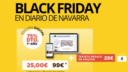Oferta del Black Friday de Diario de Navarra