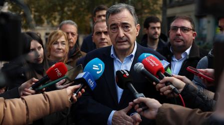 Aitor Esteban, este lunes en Pamplona