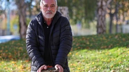 El guipuzcoano Pedro del Cura Torres, conocido como P.Dro D.J., reside en Huarte desde los años 90.