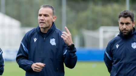 Felipe Sánchez Mateos, a la derecha de la imagen, junto a Sergio Francisco
