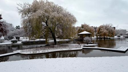 Parque de Yamaguchi en Pamplona.