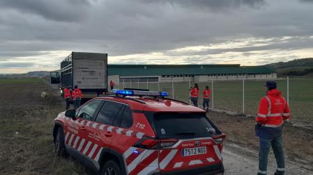 Muere un hombre atropellado por un camión en Abárzuza