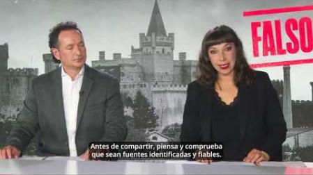 La noticia de que el Palacio de Olite acogerá el mayor parque de atracciones de Europa o el anuncio de obras en la Plaza del Castillo para construir la primera estación de metro. Son dos de las ‘fake news’ forales elegidas por el Gobierno de Navarra para lanzar una campaña en defensa de la información veraz y plural, a la vista de que 7 de cada 10 personas declaran tener dificultades para distinguir una noticia real de una falsa. 'Que no te la líen' es la idea fuerza que se repite en los materiales gráficos y audiovisuales creados.