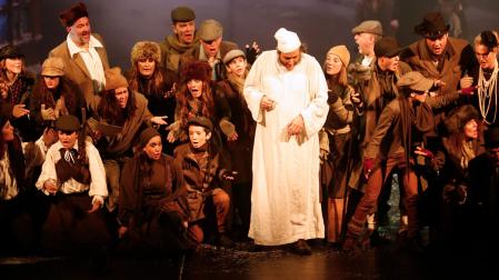 Una escena de la ópera para público familiar 'Cuento de Navidad'