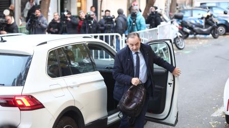 El exministro José Luis Äbalos a su llegada al Tribunal Supremo
