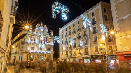 El sábado se encenderá la iluminación navideña en Pamplona.