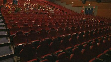 Sala principal del cine Los Llanos de Estella.