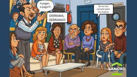 Derrama, la temida palabra en una reunión de vecinos