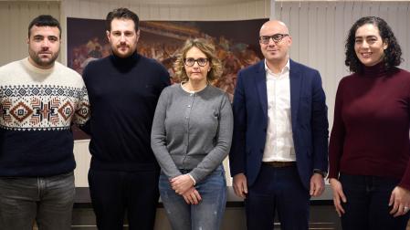 Miembros de la Asociación Cabalgata Reyes Magos de Pamplona