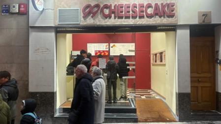 La tienda 99cheesecake, en la calle Chapitela de Pamplona