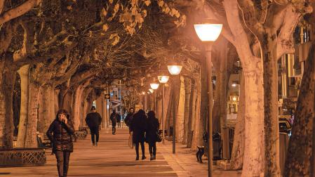El paseo del Padre Calatayud es uno de los espacios más céntricos de la ciudad del Cidacos.