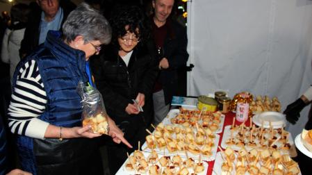Imagen de algunos de los pinchos ofrecidos durante la feria de cofradías