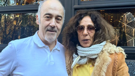 El cocinero Martín Iturri y la cantante Rosario Flores