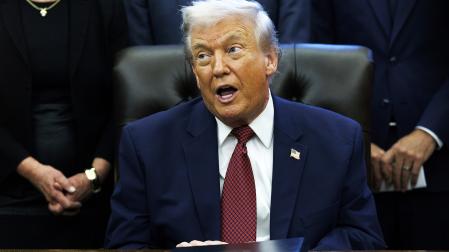 Rueda de prensa reciente del presidente de EE UU, Donald Trump