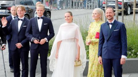 La Princesa Ingrid Alexandra en su cumpleaños junto con su familia