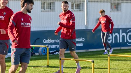 Iñigo Arguibide, este martes en Tajonar