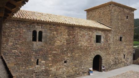 Vista parcial del Palacio de Arce una vez restaurado por el Gobierno de Navarra con fondos europeos