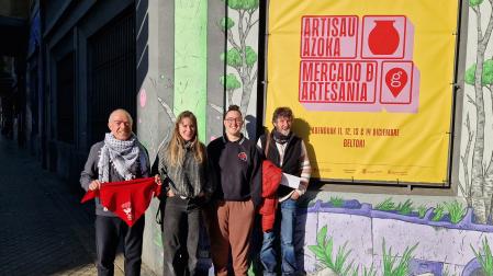 Presentación de la sexta edición del Mercado de Artesanía local de Geltoki