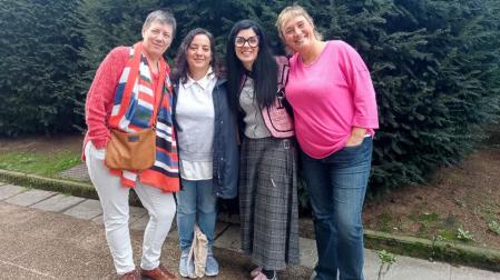 Desde la izquierda, Inma Urteaga, Leti Moreno, María Lesaca y Josune Oiarzabal.