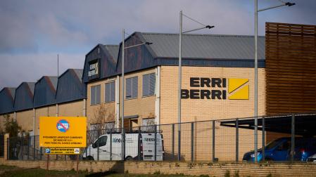 Las naves de la constructora Erri Berri En Olite (Navarra)