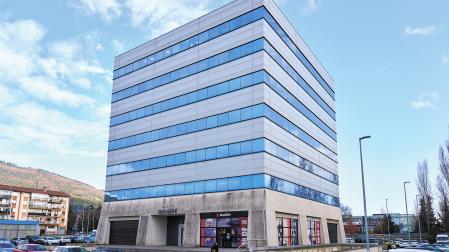 Edificio Goialde, en una de cuyas plantas tiene sede Cistec Technology, en el Polígono Iruregaña, en Berrioplano
