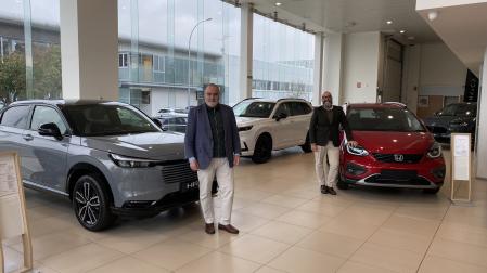 José Luis Oneca e Iñigo Oneca en Tecnavarra Honda