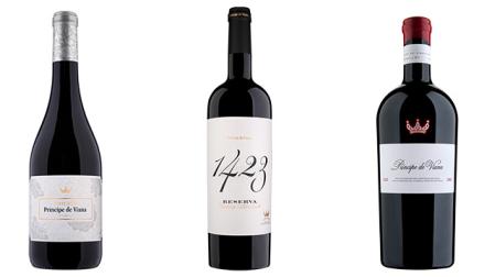 Botellas de la bodega Príncipe de Viana