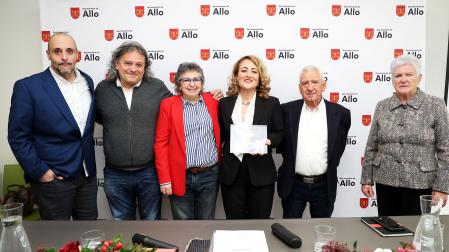 Responsables municipales y del proyecto  en Allo
