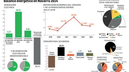 Balance energético en Navarra 2024