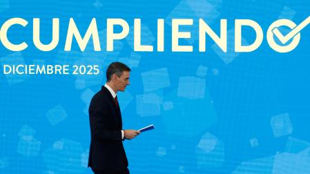 El presidente del Gobierno, Pedro Sánchez, comparece para efectuar un balance del curso político
