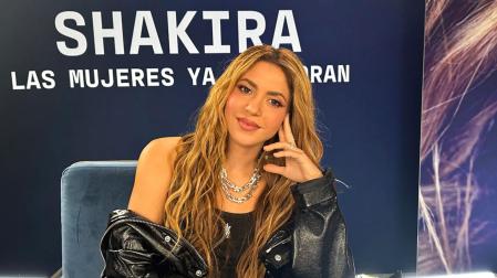 La cantante colombiana Shakira posa en una entrevista