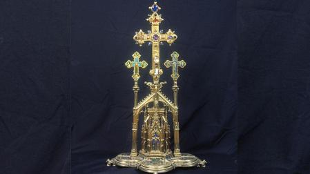 Relicario del Lignum Crucis de la catedral de Pamplona