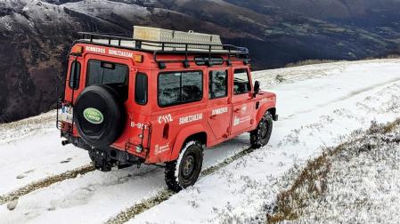 Todoterreno de los Bomberos de Navarra