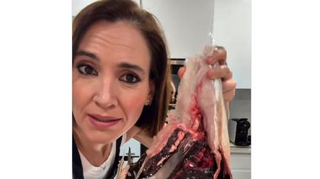 Boticaria García, durante uno de sus vídeos en Instagram