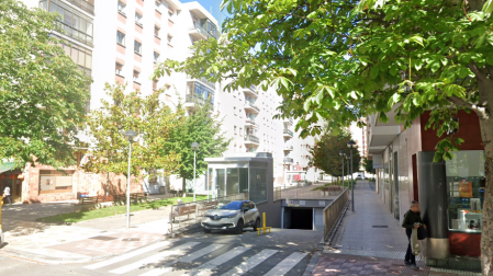 Imagen de la calle pintor Ciga, donde se ubica el bloque afectado