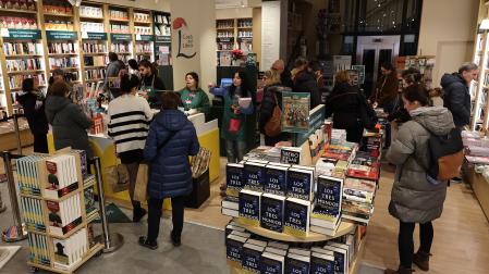 Librería Casa del Libro en la avenida Carlos III de Pamplona