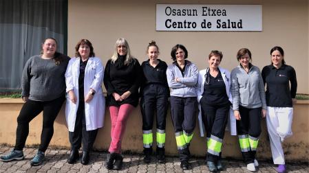 Grupo de trabajo del proyecto en Leitza