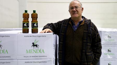 Pedro Luis González, presidente del Trujal Mendía de Arróniz