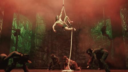 Una escena del musical 'Tarzán'