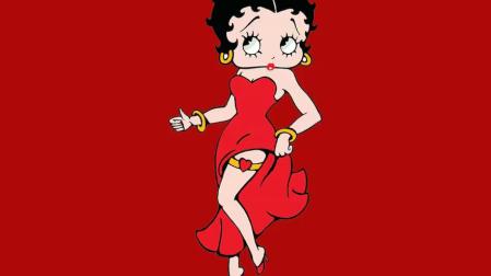 El popular personaje de dibujos animados Betty Boop