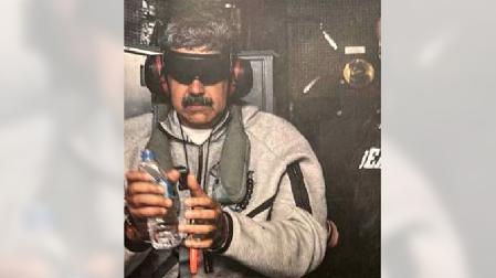 Imagen publicada por Donald Trump en su perfil de Blue Sky de Maduro detenido